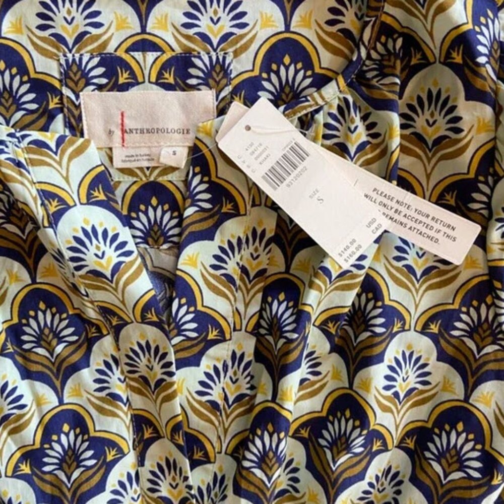 Anthropologie The Somerset Mini Dress - Sz S - Picture 3 of 3